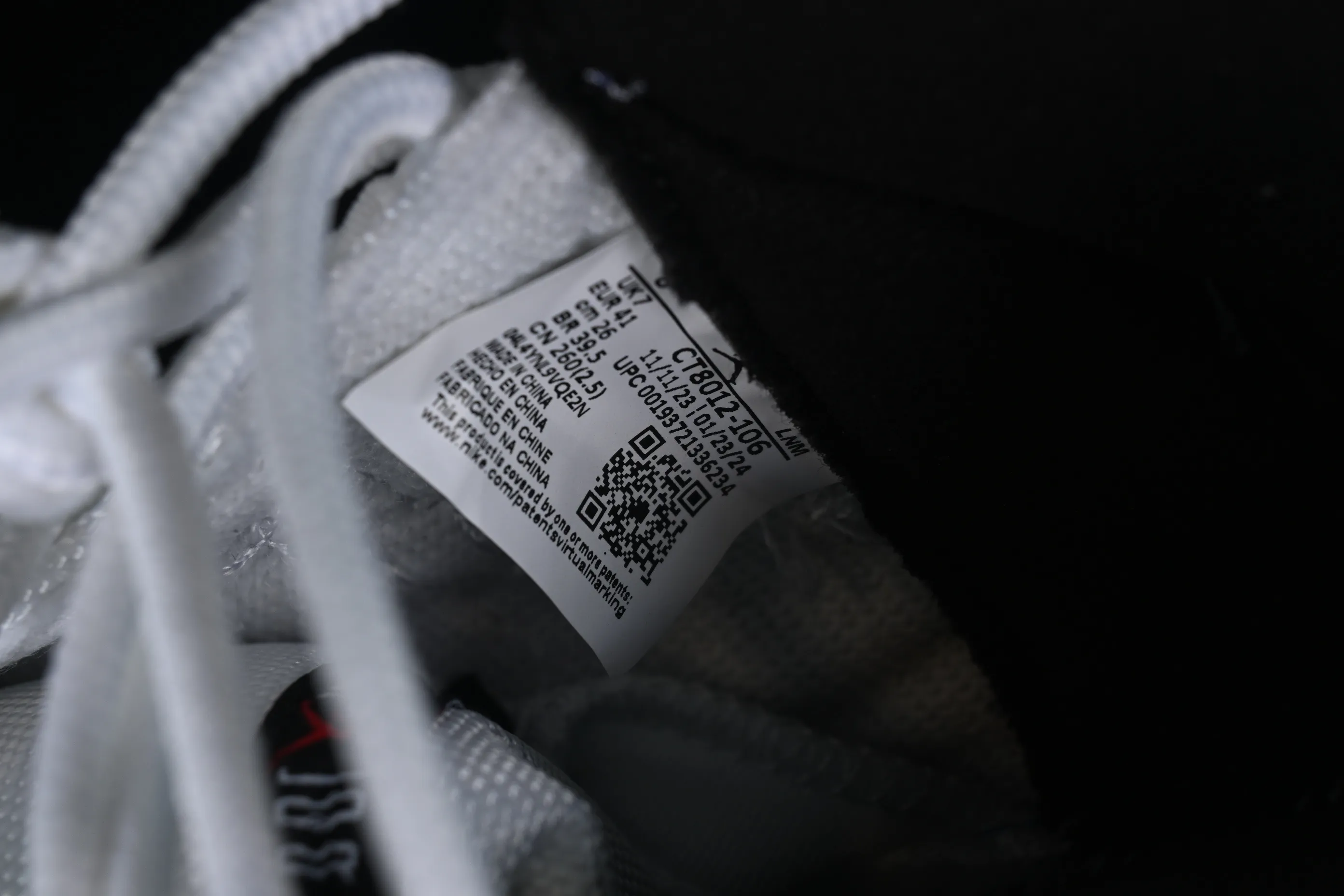 All categories Air Jordan Jordan series basketball shoes Air Jordan 11 Air Jordan 11 Retro AJ11 Joe 11 patent leather black and white red CT8012-106